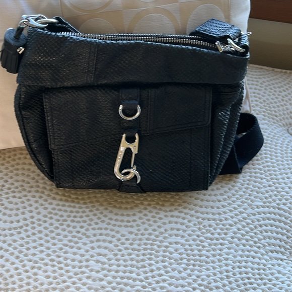 L.A.M.B (Gwen Stefani) black leather handbag - Picture 1 of 7